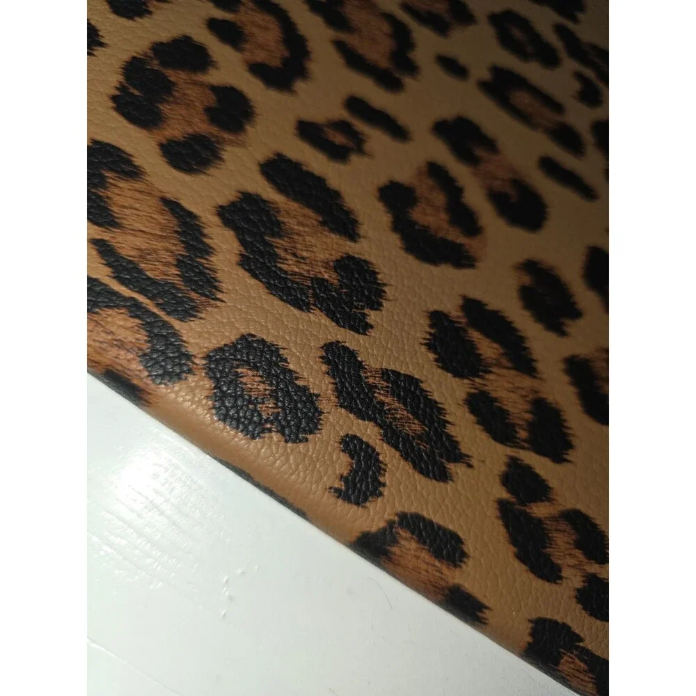 Leather Leopard Print Shell for MacBook Pro 14 in Case 2026-2021 M5 M4 M3 M2 M1
